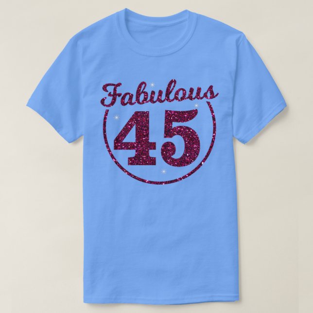 45. Geburtstag T-Shirt (Design vorne)