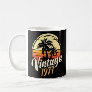 45. Geburtstag Vintag 1977 Kaffeetasse