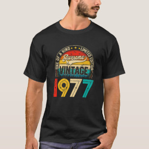 45. Geburtstag Vintage 1977 Limitierte Auflage 45. T-Shirt