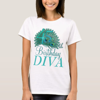 45. Geburtstags-Diva-Shirts T-Shirt