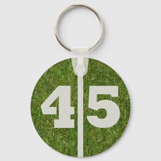 45. Geburtstags-Gastgeschenk Schlüsselanhänger (Vorderseite)