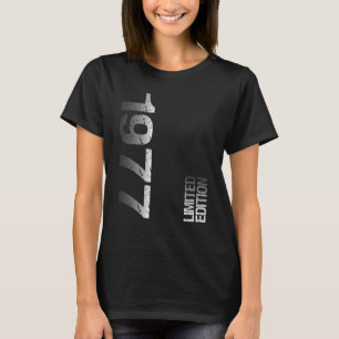45. Geburtstagsfrau Vintag 1977 Geburtstag T-Shirt