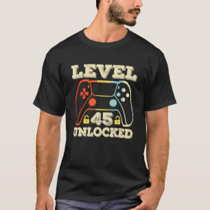 45. Geburtstagsgeschenk 45 Jahre alter Gamer Männe T-Shirt