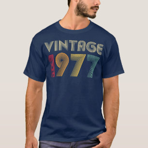 45. Geburtstagsgeschenk Klassiker 1977 Vintage Män T-Shirt
