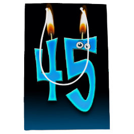 45. Geburtstagskandale Mittlere Geschenktasche Geschenktüte