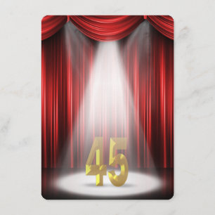 45. Geburtstagsparty Einladung