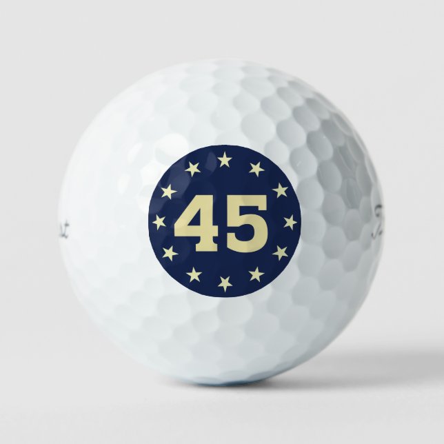 "45" GOLFBALLS GOLFBALL (Vorderseite)