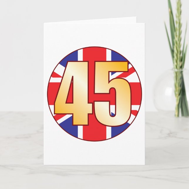45 Großbritannien-Gold Karte (Vorderseite)