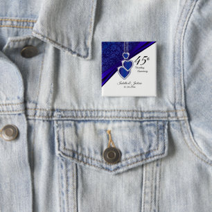 45. Hochzeitstag Button