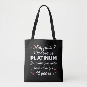 45. Hochzeitstag I - Saphir Lustiges Paar