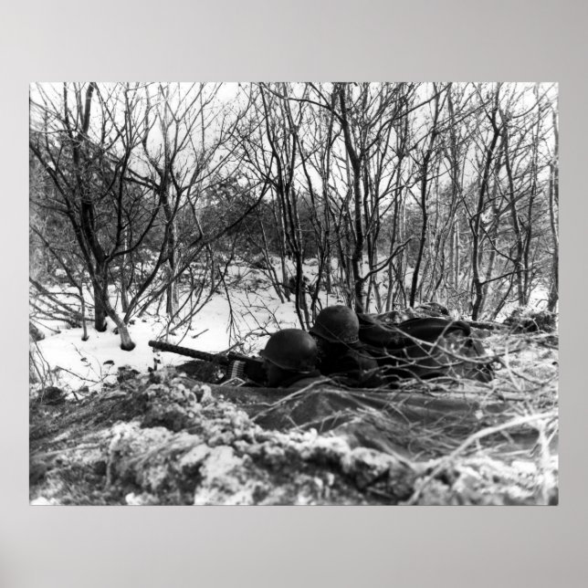 45. Infanterieabteilung bei der Bulge Poster (Vorne)