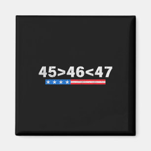45 ist mehr als 46 Spaß 47 US-amerikanische Flagge Magnet