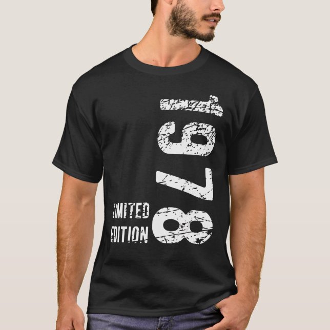 45 Jahre alt 1978 45. Geburtstag T-Shirt (Vorderseite)