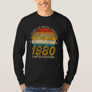45 Jahre alt 1980 Retro Phantastisch 45. Geburtsta T-Shirt