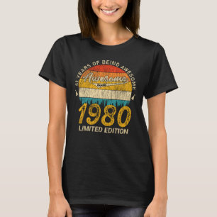 45 Jahre alt 1980 Retro Phantastisch 45. Geburtsta T-Shirt