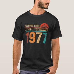 45 Jahre alt 45. Geburtstag großartig seit Oktobe T-Shirt