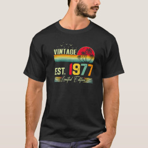 45 Jahre alt Phantastisch Vintag 1977 Retro 45. Ge T-Shirt