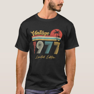 45 Jahre alt Vintag 1977 Limited Edition 45. T-Shirt