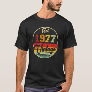 45 Jahre alt Vintage 1977 45. Geburtstag 1 T-Shirt