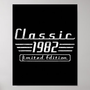 45 Jahre alte Geschenke Männer Vintage Clic Auto 1 Poster