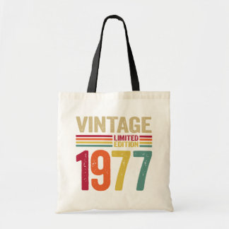 45 Jahre Alte Geschenke Vintag 1977 45. Geburtstag Tragetasche