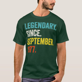 45 Jahre alte Legendärin seit September 1977 45. B T-Shirt
