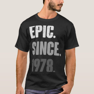 45 Jahre alte Vintage 1978 Geburtstag 45. Dekorati T-Shirt