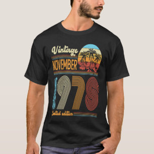 45 Jahre Vintager Geburtstag November 1978 Frauen T-Shirt