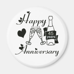 45. Jahrestag Magnet