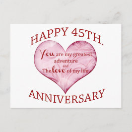 45. Jahrestag Postkarte