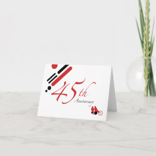 45. Jubiläum (mod Vögel) Karte