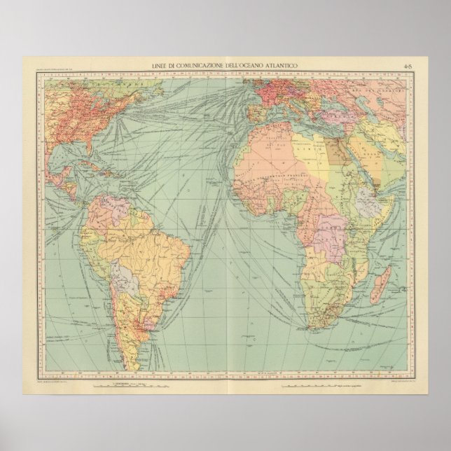 45 Kommunikationslinien, Atlantik Poster (Vorne)