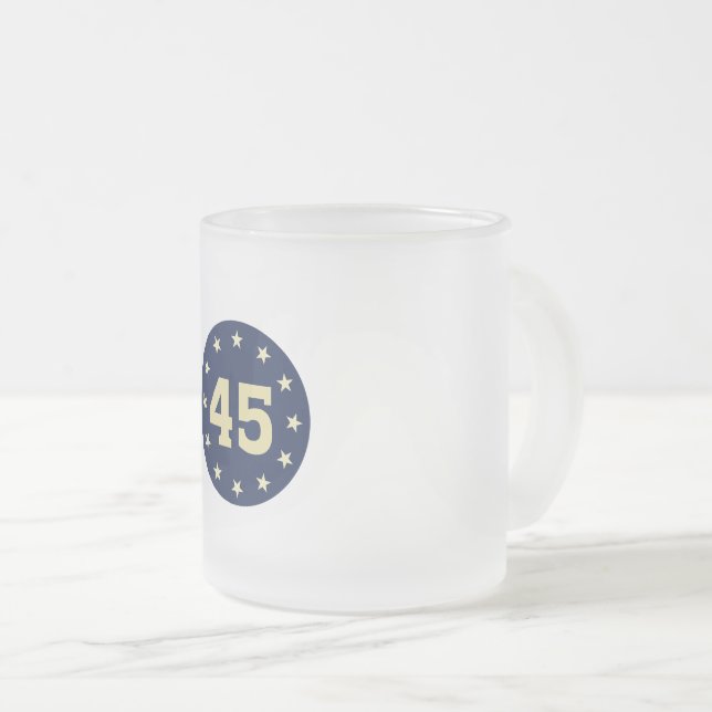 "45" MATTIERTE TASSE (VorderseiteRechts)