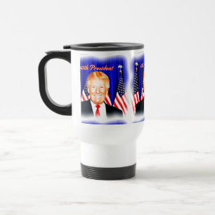 45. Präsident Donald Trump _ Reisebecher