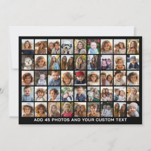45 Quadratisches Fotocollagen-Raster mit Text - sc Feiertagskarte