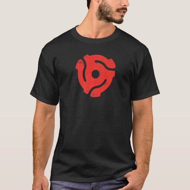 45 Record Adapter 45 RPM Adapter 45 Spindle Adapte T-Shirt (Vorderseite)