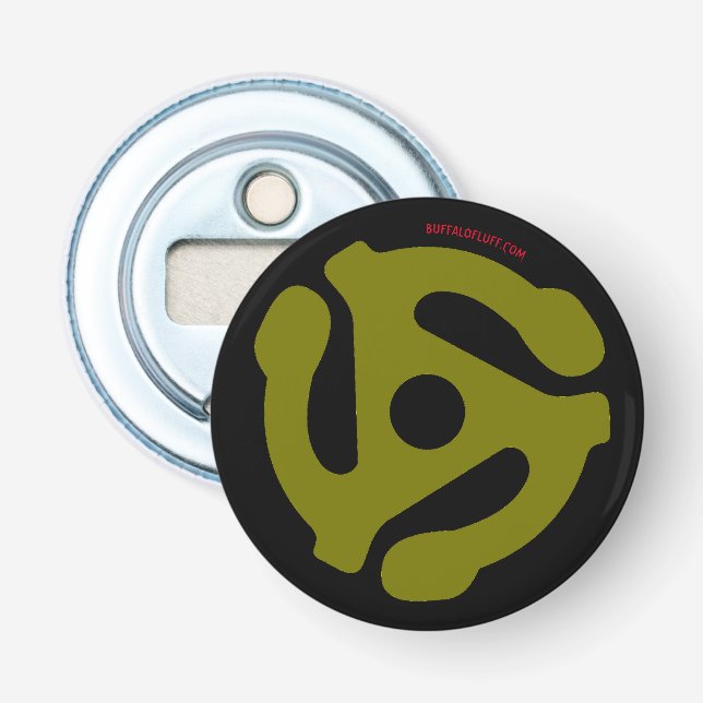 45 rpm Adapter Taste Flaschenöffner (Vorderseite)