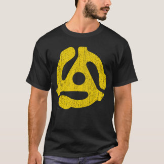 45 RPM Schallplattenadapter Vintage-Plattenspieler T-Shirt