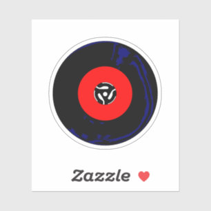 45-RPM-Single Aufkleber