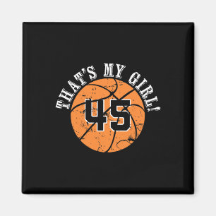 45 Sketll Spieler Das ist mein Mädchen Cheer Mom D Magnet