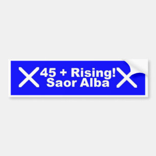 45+ Steigen! Saor alba - Autoaufkleber