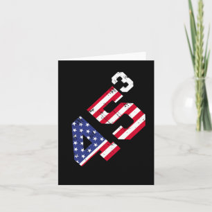 45³ Trump 2028 45 Kubed Third Term Präsident Ameri Karte