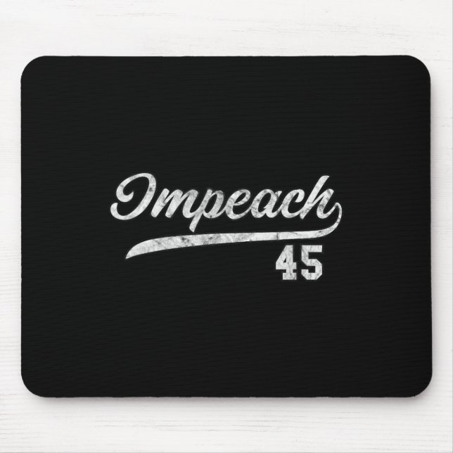 45 - Trump gegen Trump durchsetzen Mousepad (Vorne)