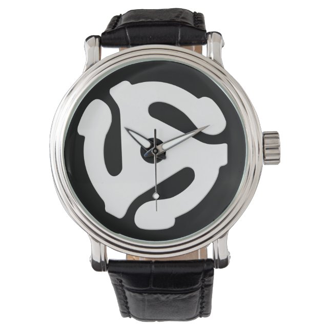 45 U/min-Aufzeichnungsadapter-Uhr Armbanduhr (Vorderseite)