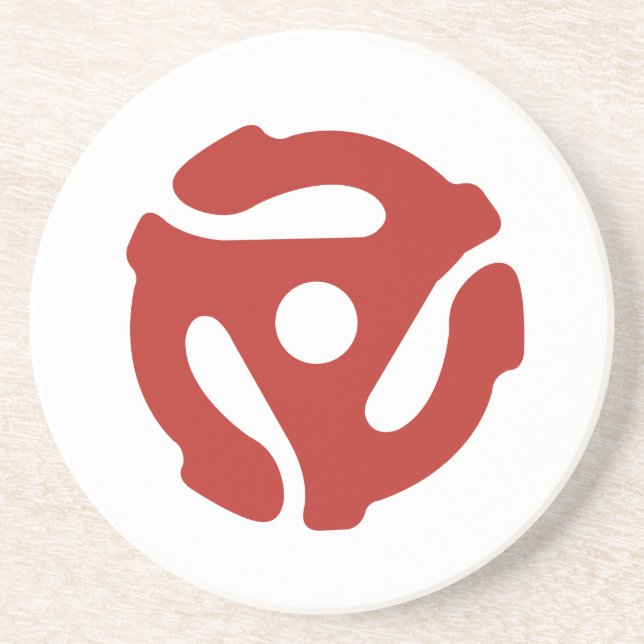 45 U/min Vinyl Record Adapter Audiophile Untersetz Getränkeuntersetzer (Vorne)