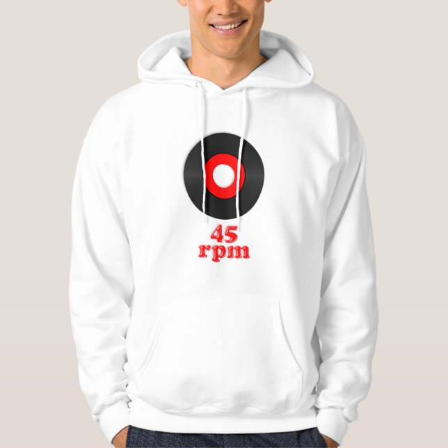 45 U-/minKapuzenpulli Hoodie (Vorderseite)