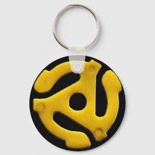 45 Vinyl Record Album Kunststoffeinsatz Schlüsselanhänger