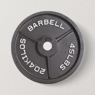 45lb Platte - Barbell Button