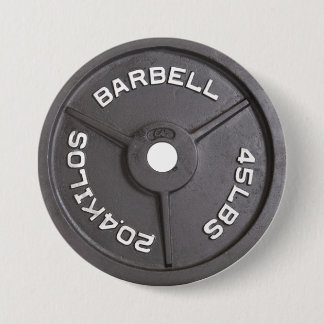 45lb Platte - Barbell Button