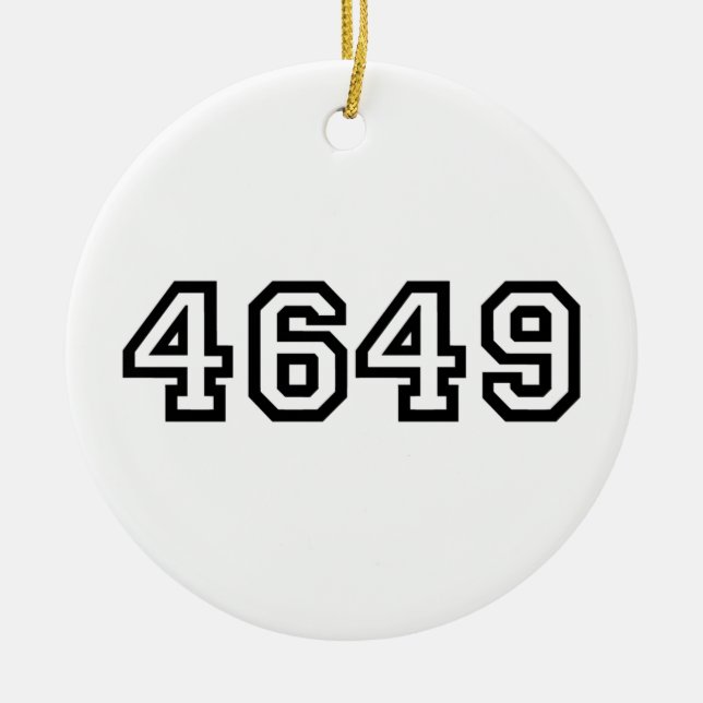 4649 Japanischer Slang Yoroshiku Keramik Ornament (Vorne)